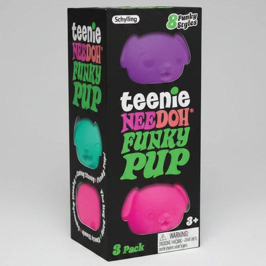 Teenie NeeDoh Funky Pups – 3 Pack