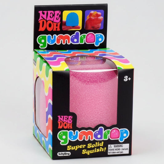 Nee-Doh Gum Drop Super Solid Squish: Pink Drop