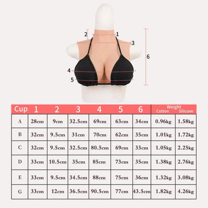 Silicone Breast Forms – Large Fake Boobs - Puppy's Aesthetics