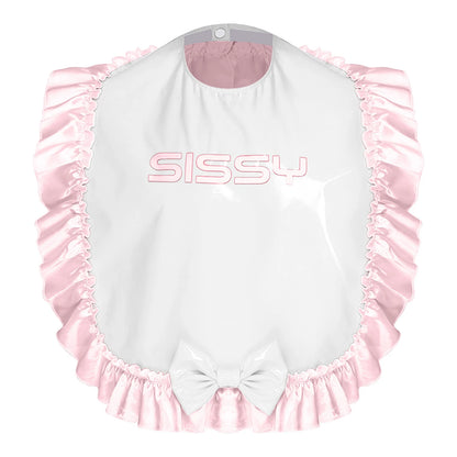 Sweet Sissy Ruffle Large Bib