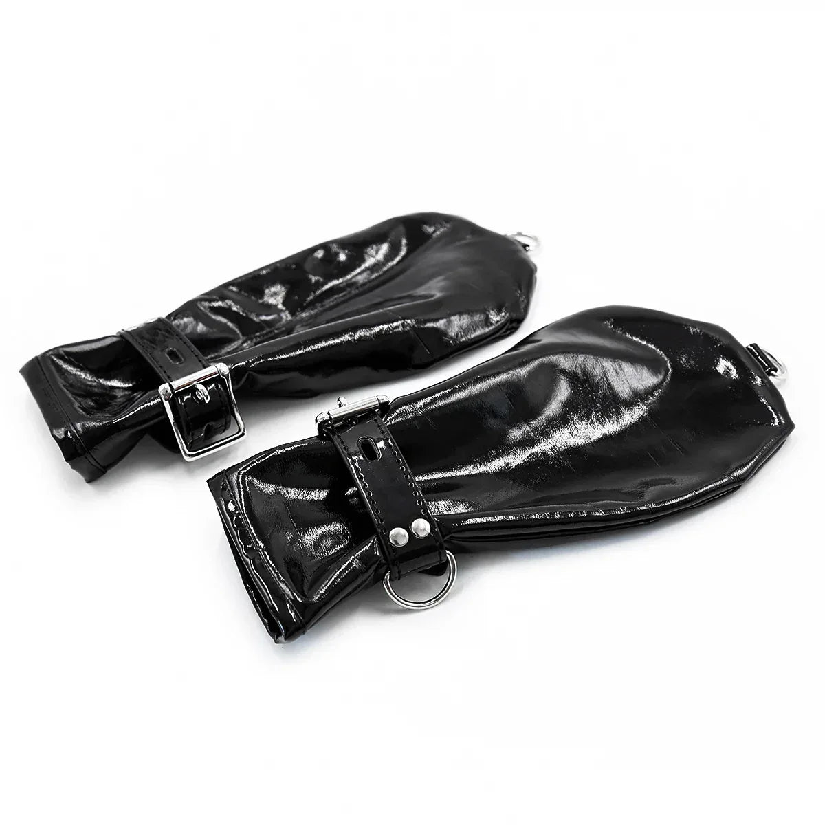 Patent Leather BDSM Mittens Dog Paw Gloves - Puppy's Aesthetics