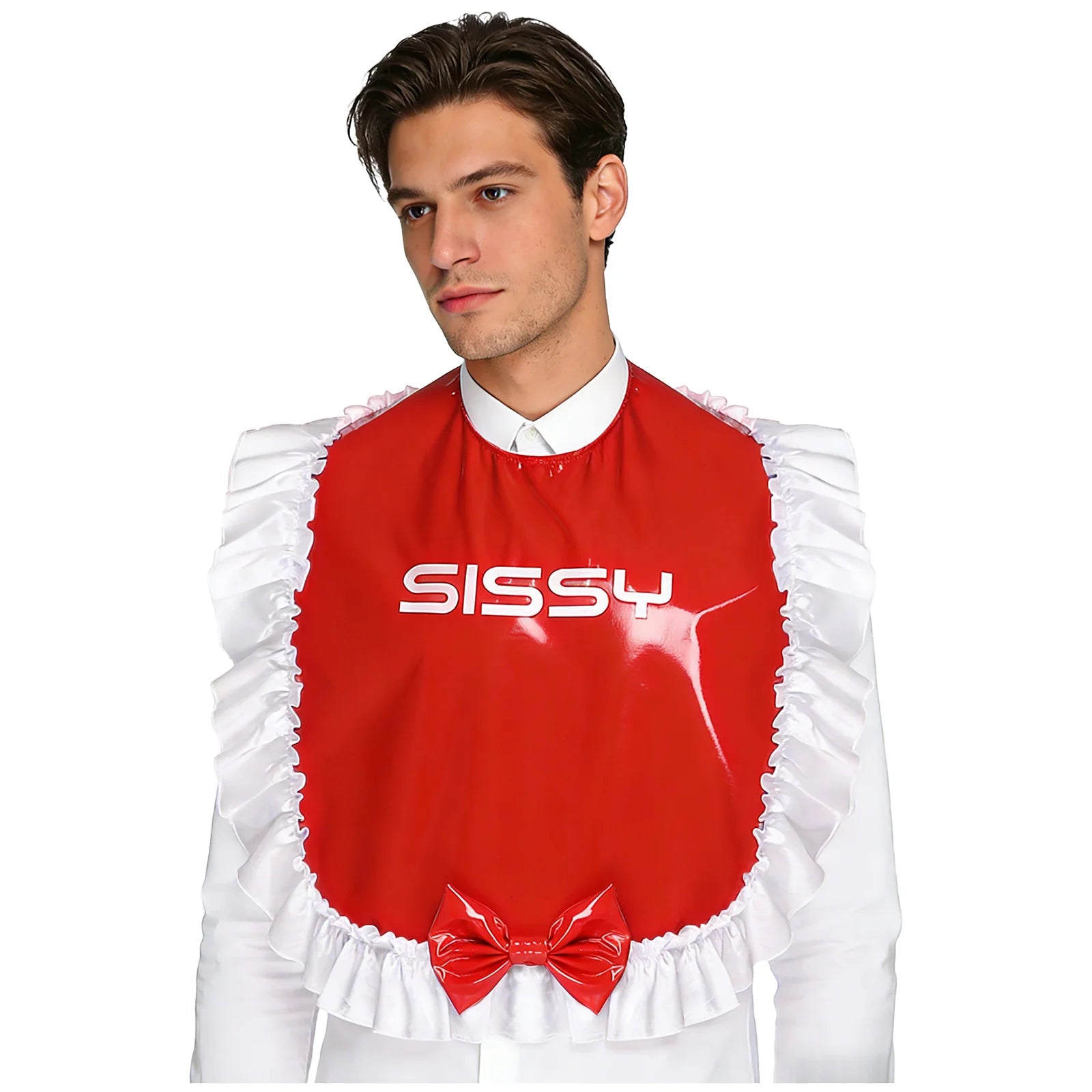 Sweet Sissy Ruffle Large Bib