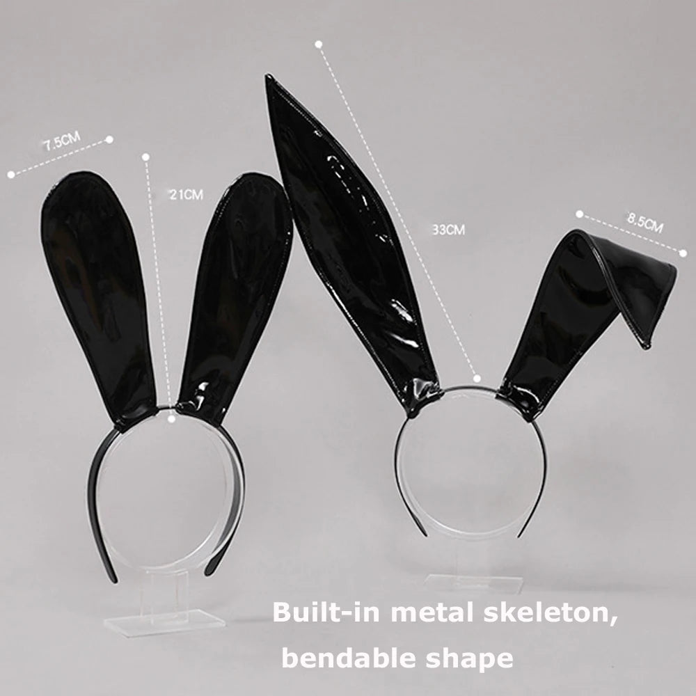 Midnight Bunny Ears Headband