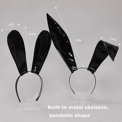 Midnight Bunny Ears Headband