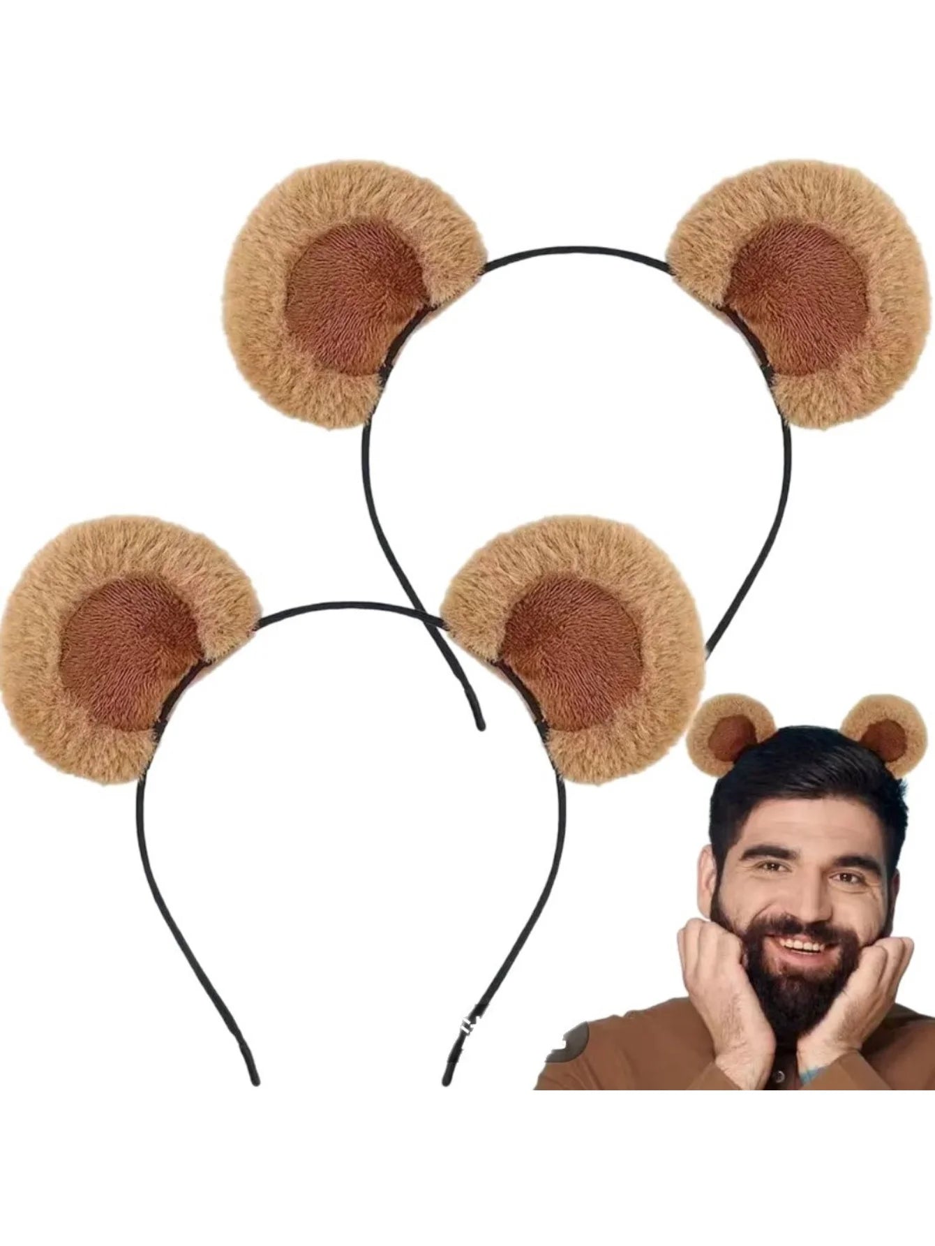 Honey Cub Plush Ear Headband