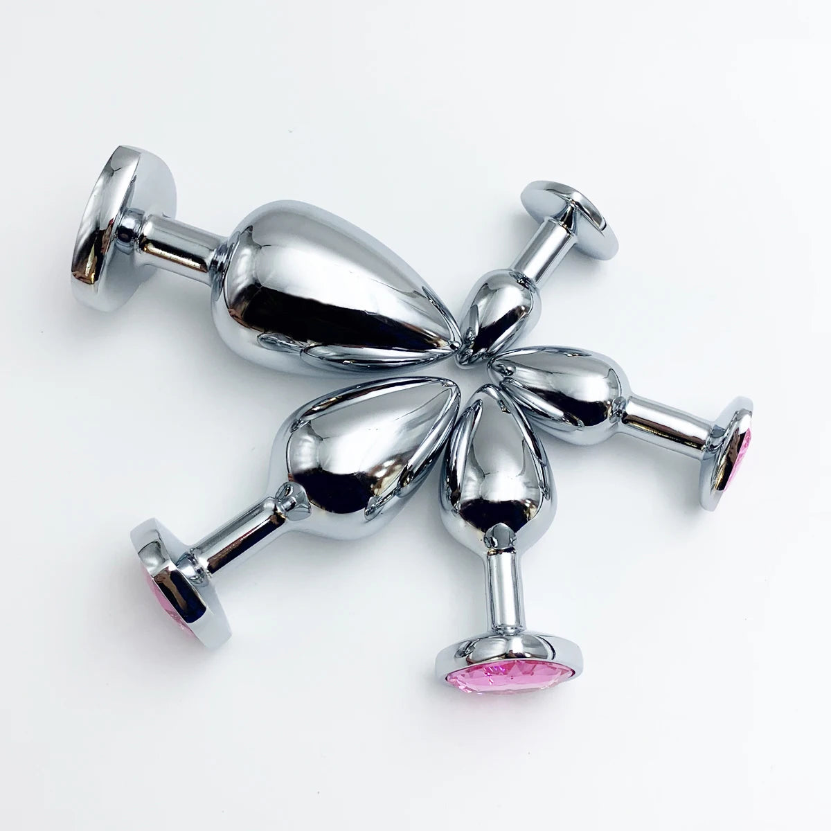 Heart Gem Stainless Steel Anal Plug
