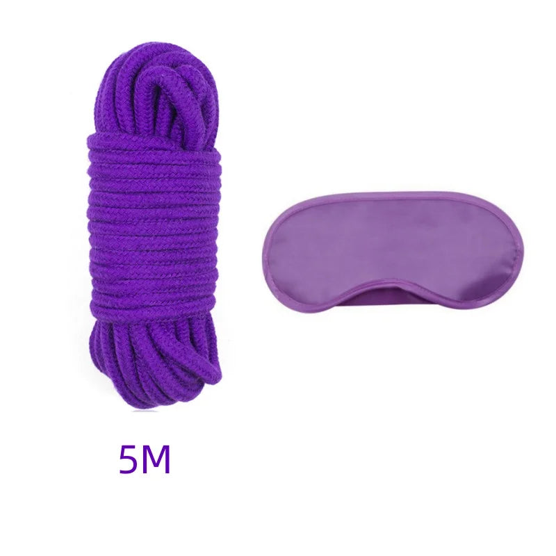 Mask & Shibari Rope Play Set