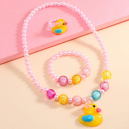 Adorable Little Duckie Jewelry Set