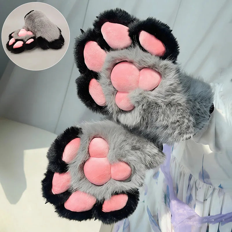Fluffy Mischief Paw Mitts