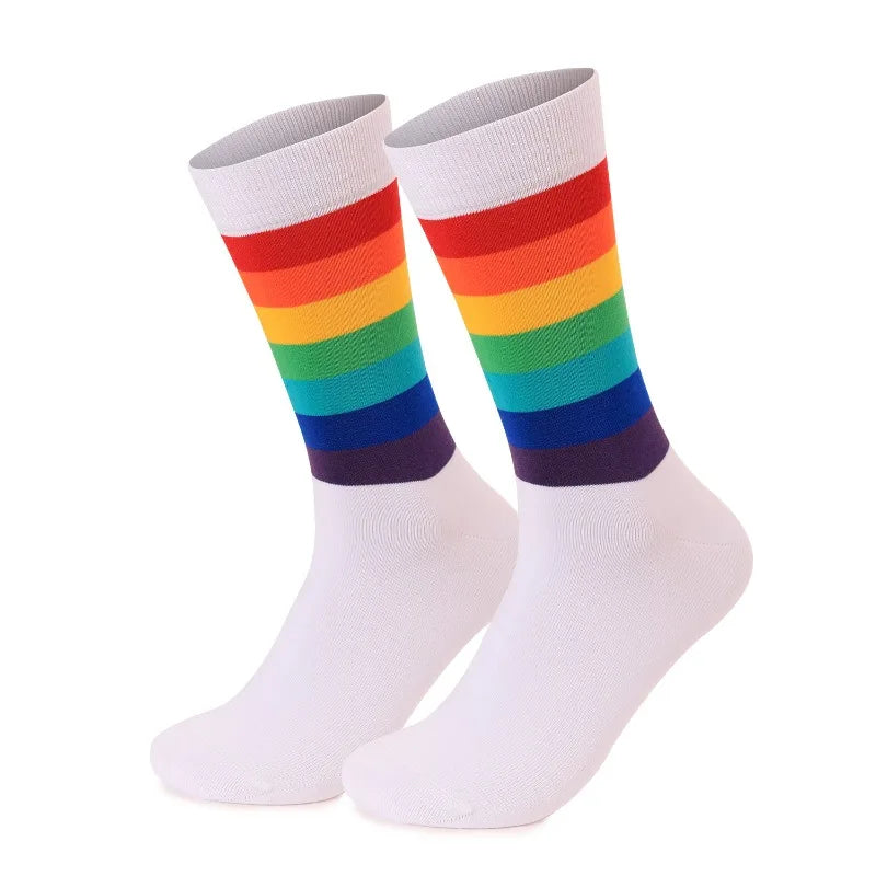 Proud Paws Rainbow Crew Socks (3-Pair Set)