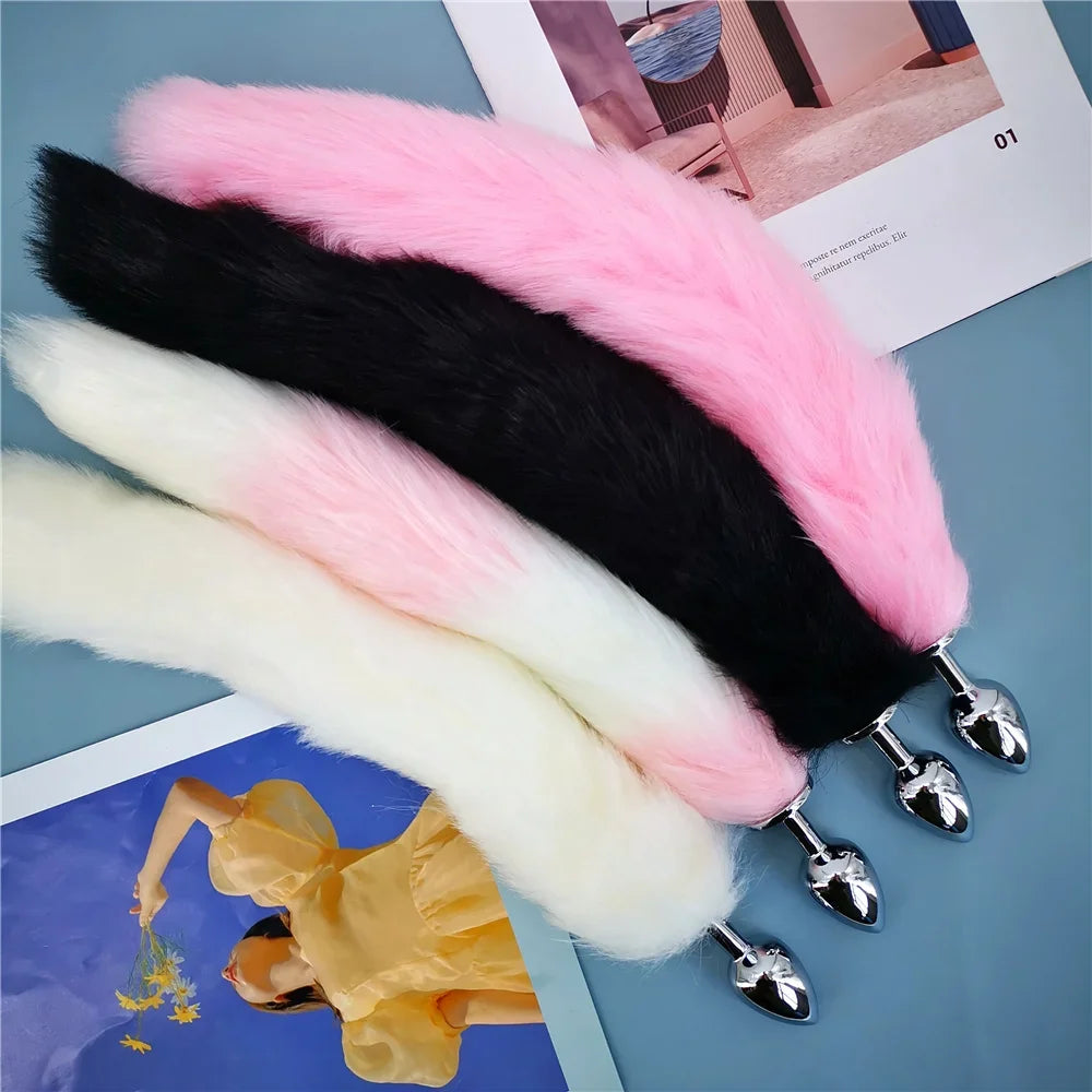 40cm Kawaii Plush Ears & Tail Set (Colors)