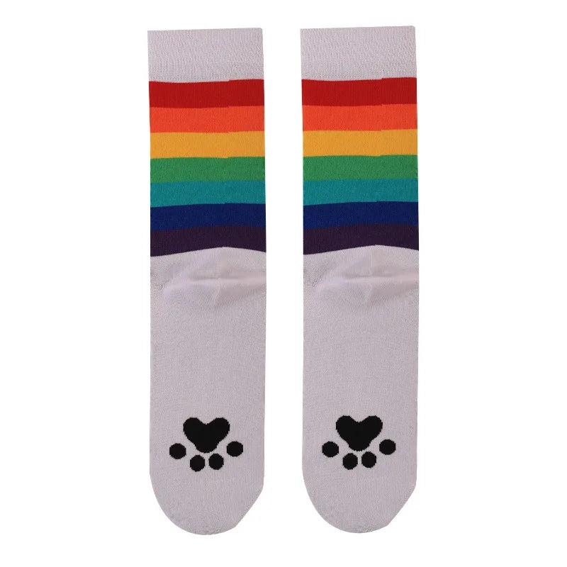 Proud Paws Rainbow Crew Socks (3-Pair Set)