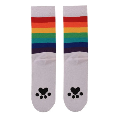 Proud Paws Rainbow Crew Socks (3-Pair Set)