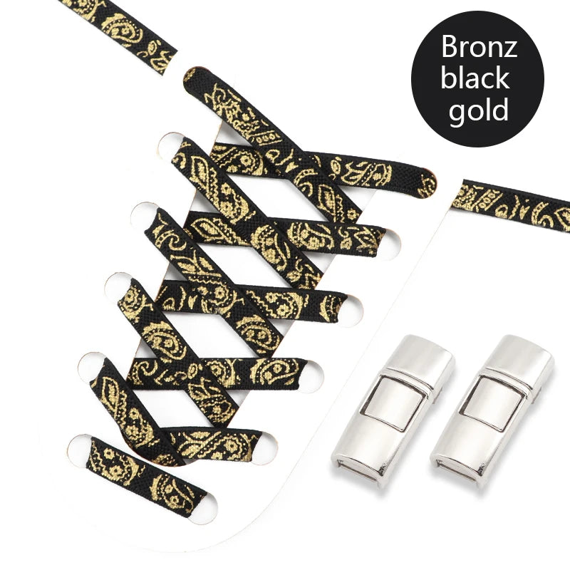 No-Tie Press Lock Elastic Shoelaces