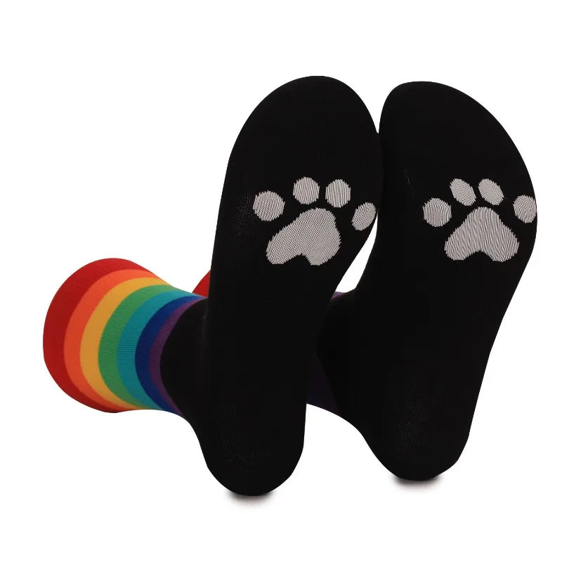 Proud Paws Rainbow Crew Socks (3-Pair Set)