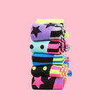 Star Pattern Long Socks (5 Pairs)