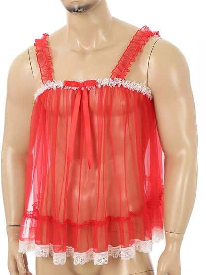 Darling Sheer Sissy Camisole (Colors) - Puppy's Aesthetics