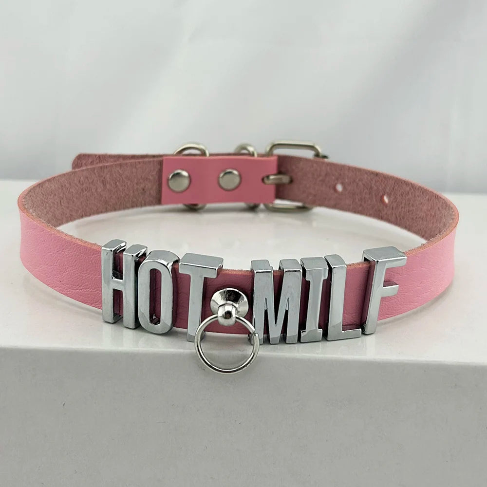 Yes Daddy Pink Collar + Leash (Colors)