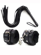 PU Leather Cuffs + Whip (Colors)