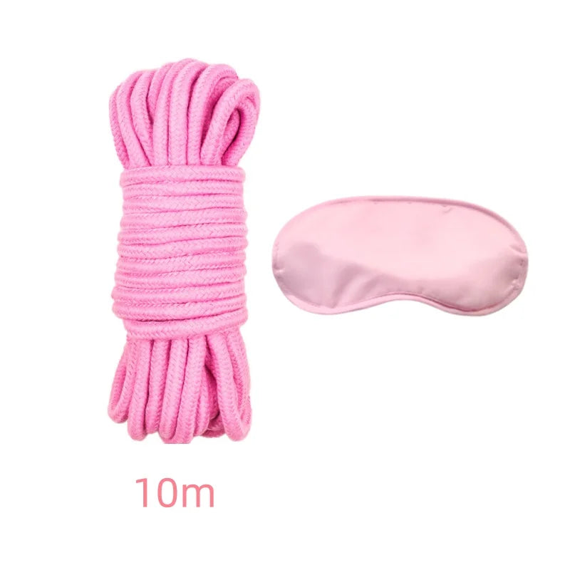 Mask & Shibari Rope Play Set