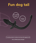 Vibrating Dog Tail Anal Plug – Remote