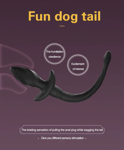 Vibrating Dog Tail Anal Plug – Remote - Puppy's Aesthetics