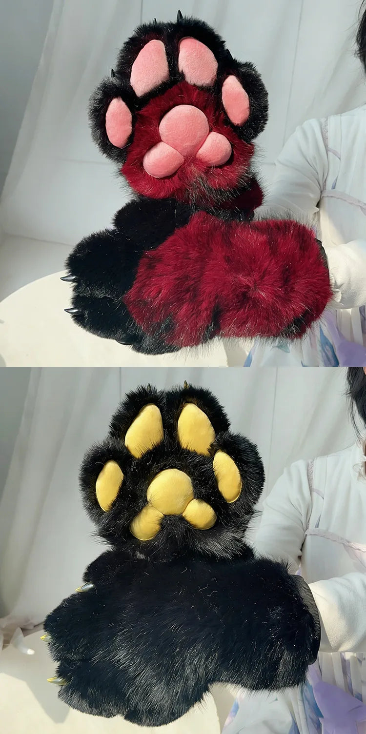 Fluffy Mischief Paw Mitts