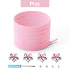 Star Diamond No-Tie Shoelaces Set