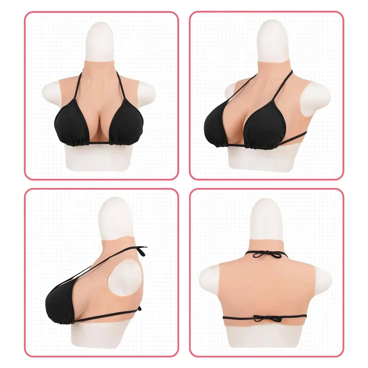 Silicone Breast Forms – Large Fake Boobs - Puppy's Aesthetics
