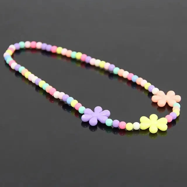 Cute Candy Color Star Necklace