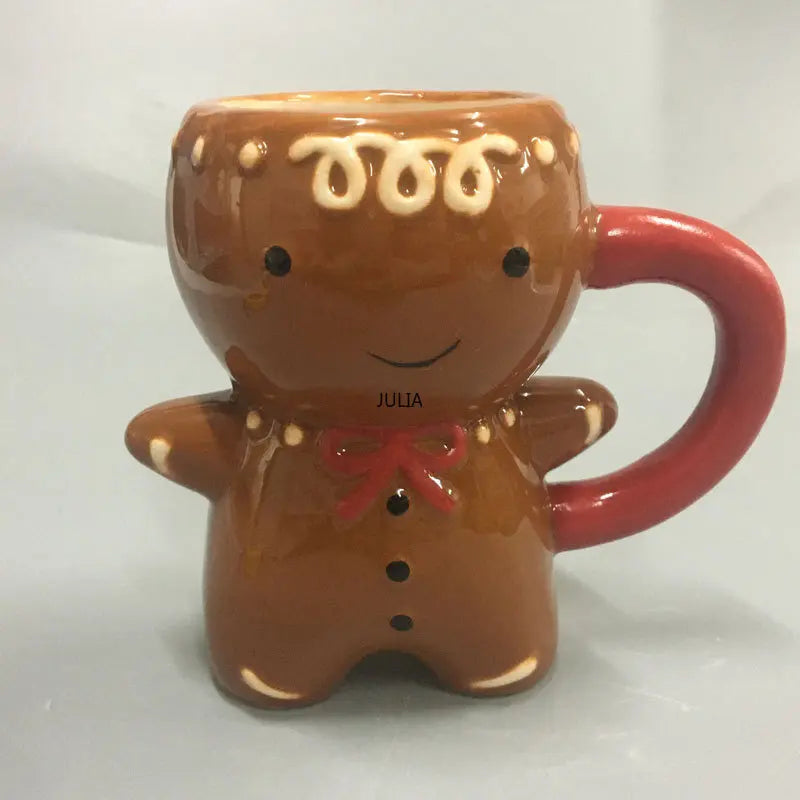 Kawaii Ceramic Gingerbread Mug 300ml