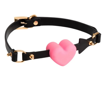 BDSM Heart Shaped Bondage Mouth Gag