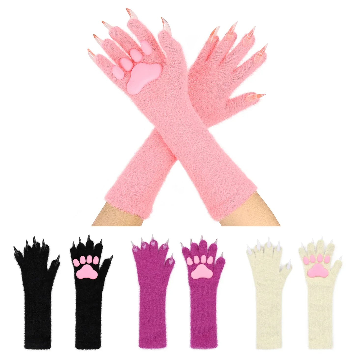Whisker Pounce Kitten Claw Gloves - Puppy's Aesthetics