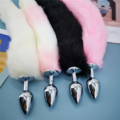 40cm Kawaii Plush Ears & Tail Set (Colors)