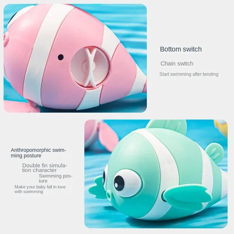 Wiggly Clownfish Wind-Up Bath Toy