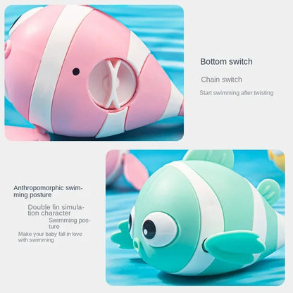 Wiggly Clownfish Wind-Up Bath Toy