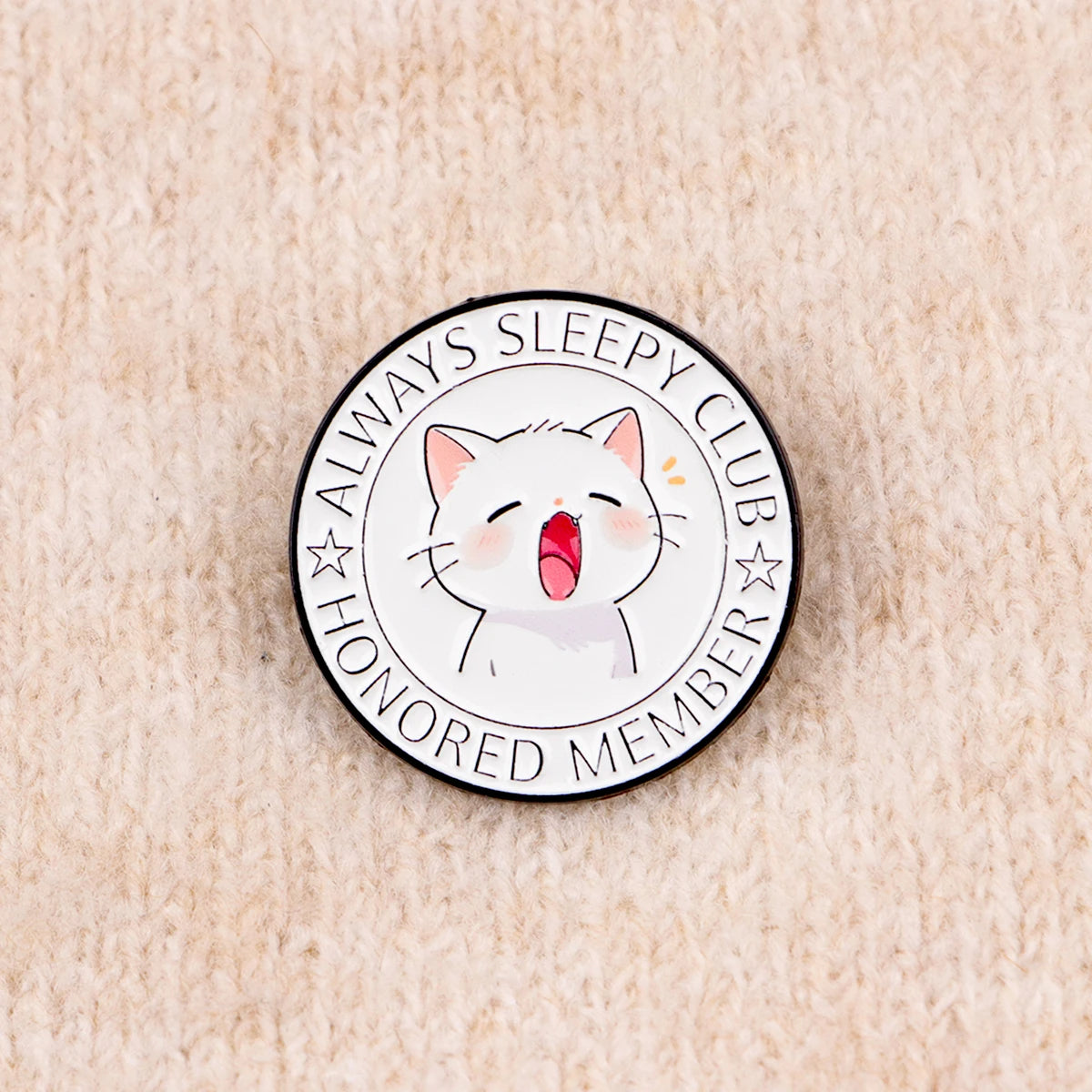 Always Sleepy Club Enamel Pin