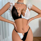 Dark Angel Feather Lingerie