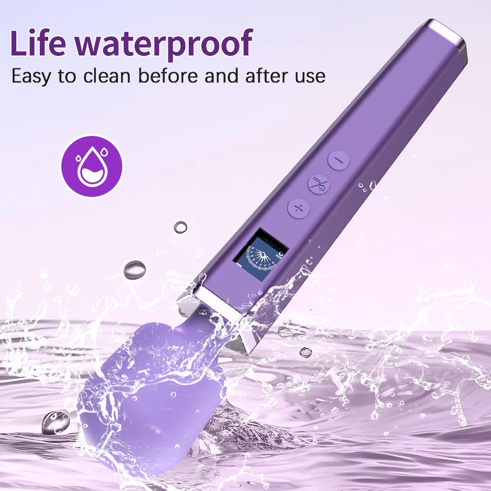 LCD Magic Wand – Powerful Clitoral Vibrator