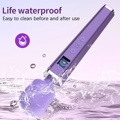 LCD Magic Wand – Powerful Clitoral Vibrator - Puppy's Aesthetics