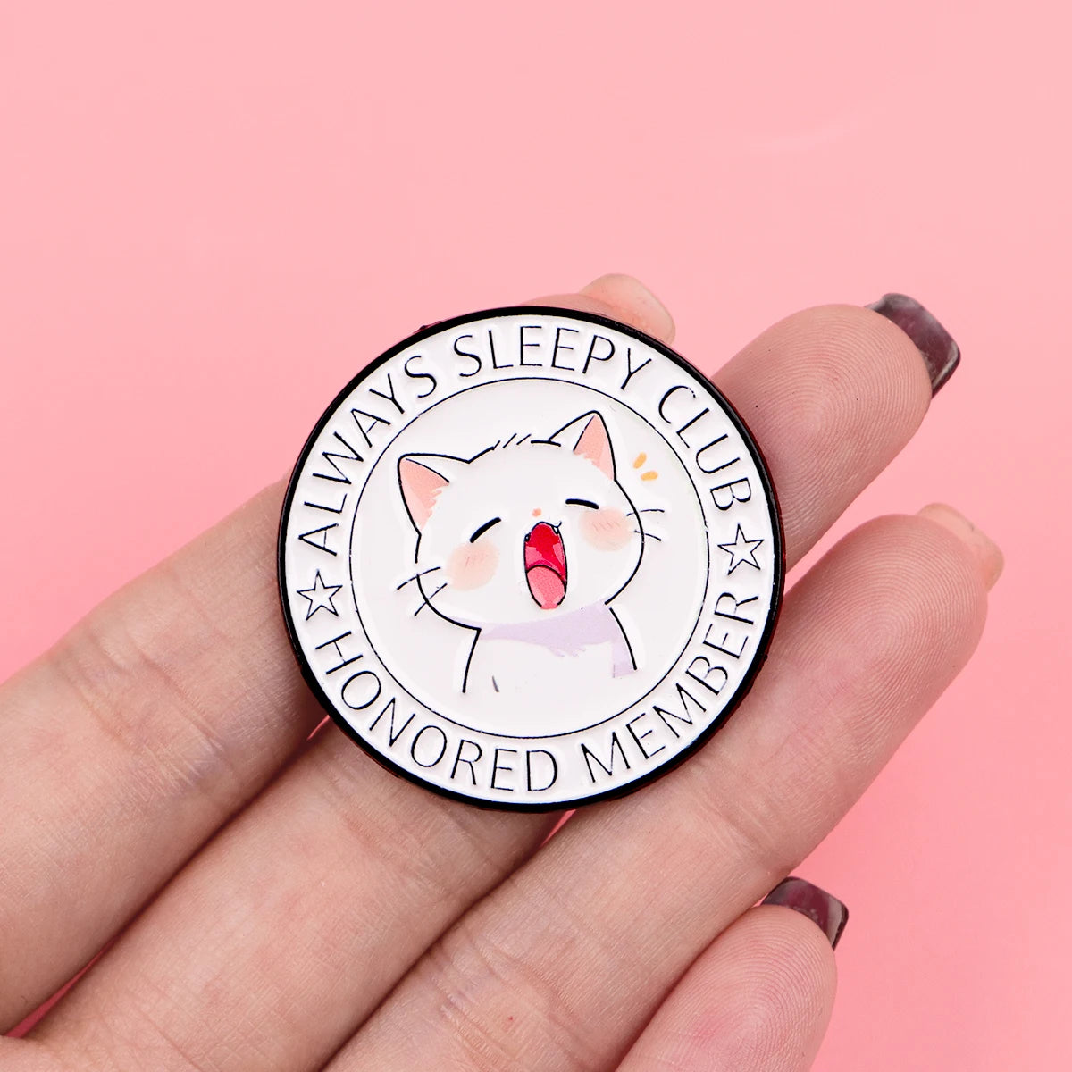 Always Sleepy Club Enamel Pin