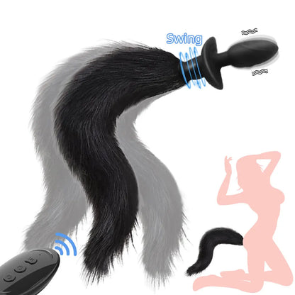 Silken Remote Control Anal Tail