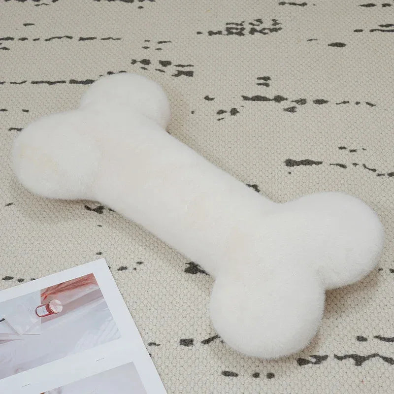 Kawaii Bone Plush Pillow - Puppy's Aesthetics