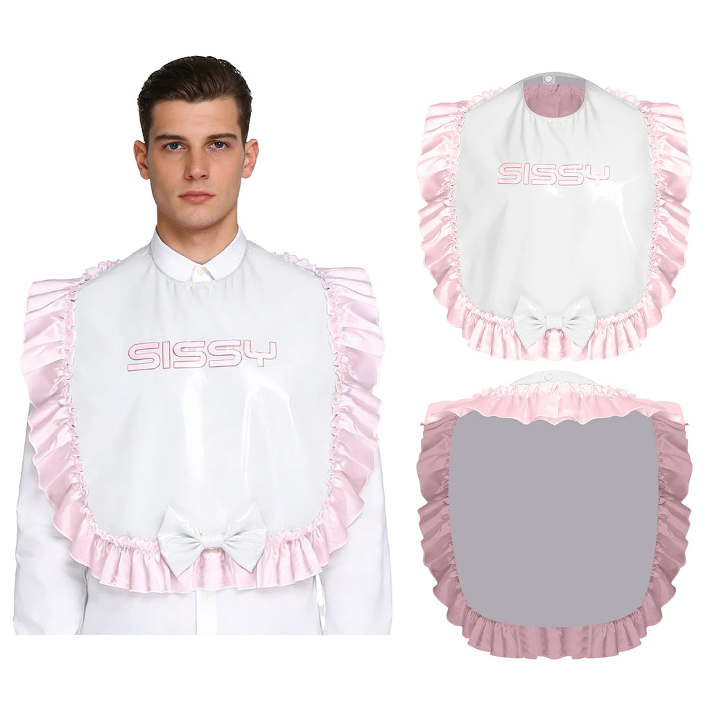 Sweet Sissy Ruffle Large Bib