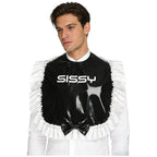 Sweet Sissy Ruffle Large Bib