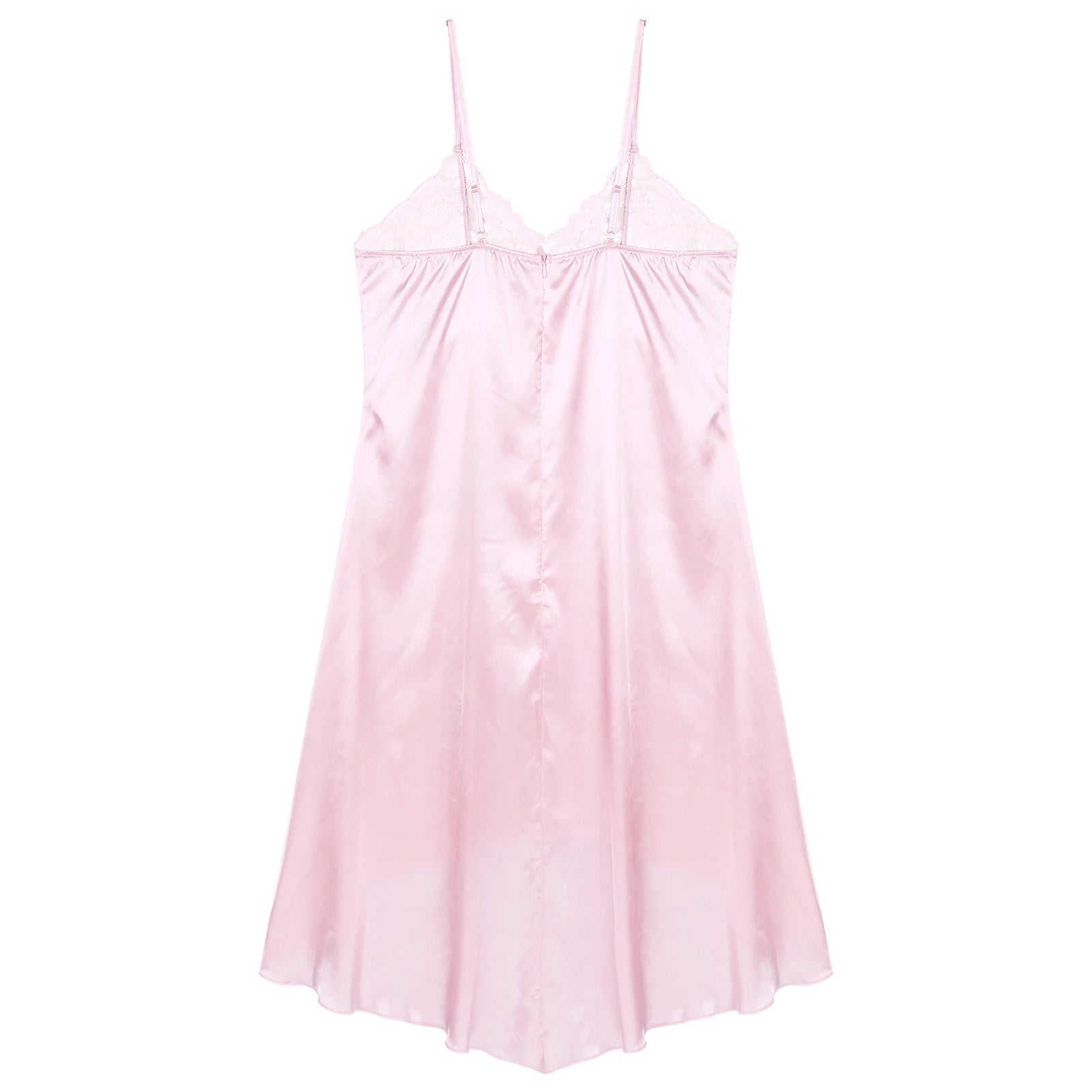 Sissy Lace Dream Satin Nightdress