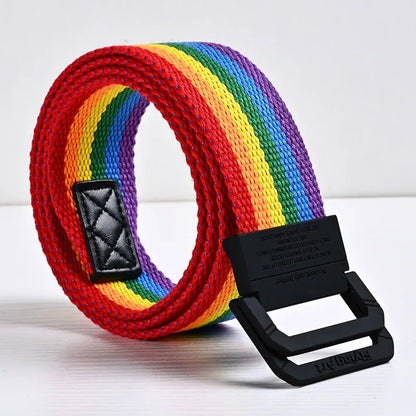 Pride Power Unisex Canvas Belt - Puppy's Aesthetics