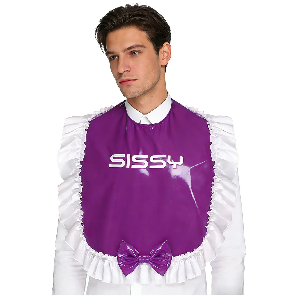 Sweet Sissy Ruffle Large Bib
