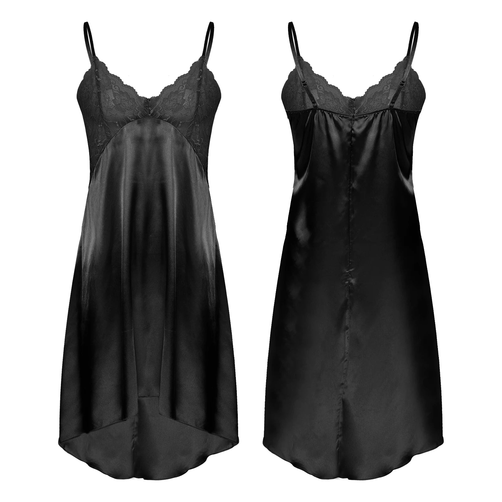 Sissy Lace Dream Satin Nightdress