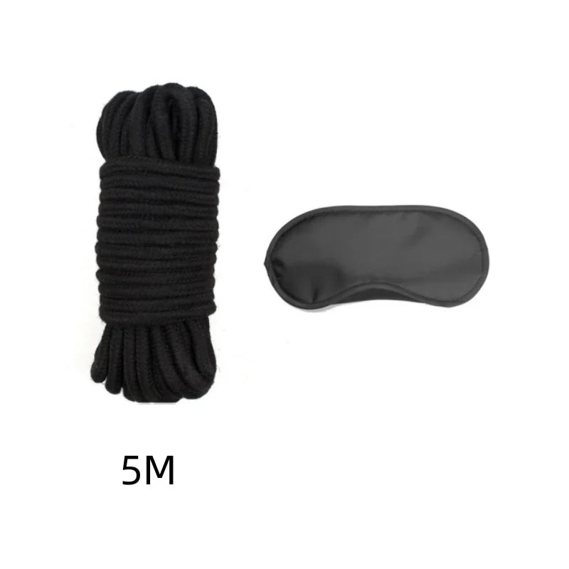 Mask & Shibari Rope Play Set